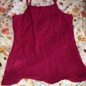 Pink tank top